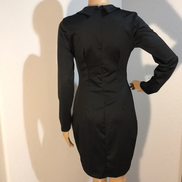 👠 NEW Women’s Black Long Sleeve Career Dress - Picture 4 of 8